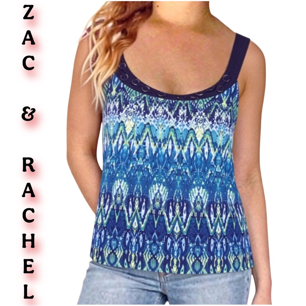 ZAC & RACHEL Blue Sleeveless Blouse